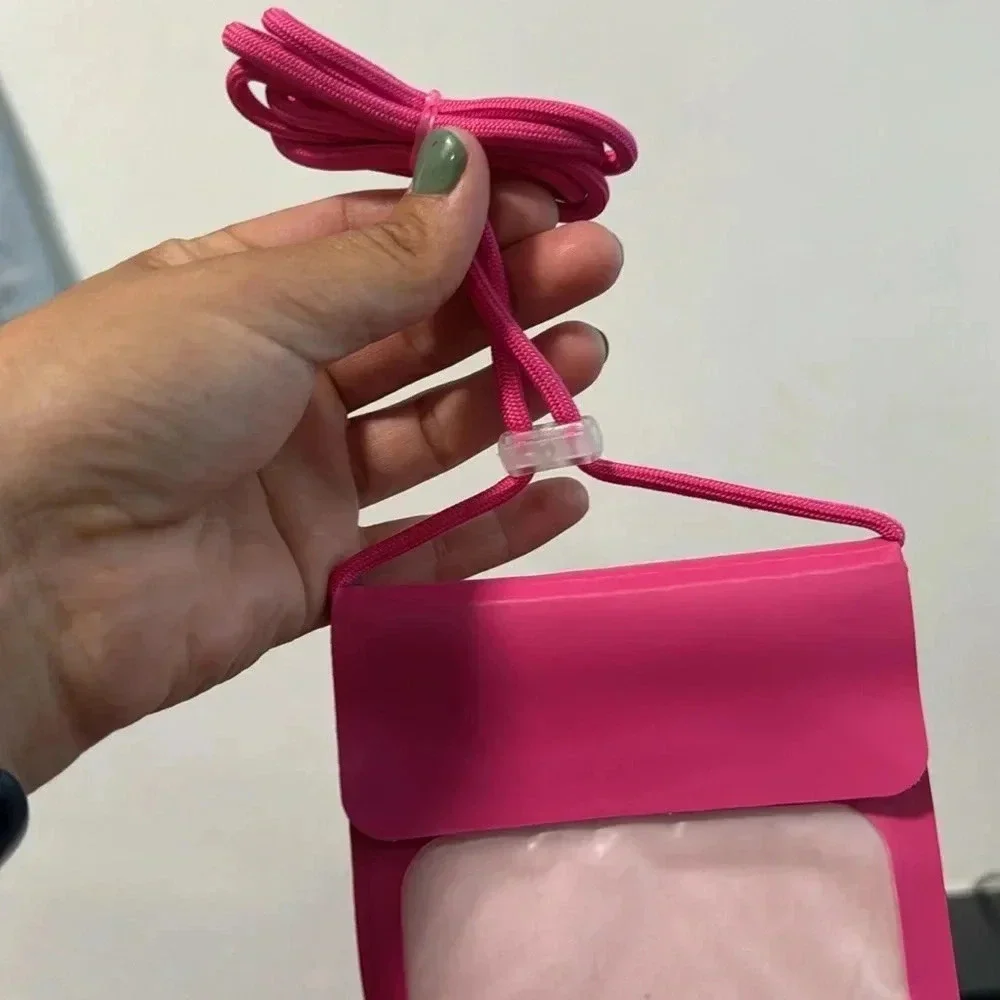 🔥 4 for $20 DEAL 🔥Waterproof Phone Pouch | Pink or White | Beach & Pool Ready